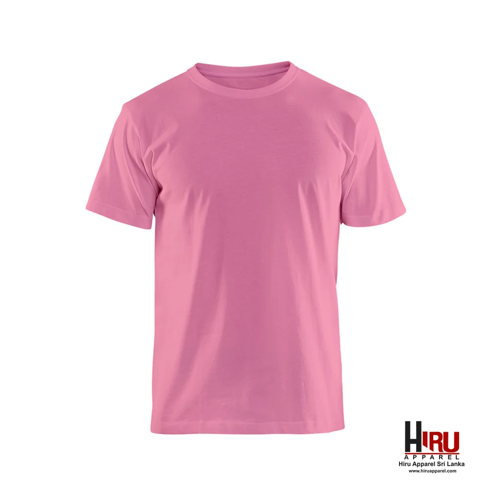 Magenta Pink UNISEX CREW NECK PLAIN T SHIRT