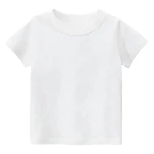 White Kids Plain T Shirt