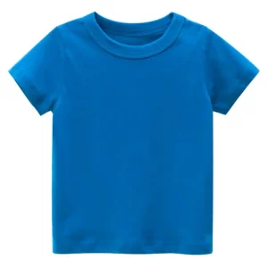 Kids Plain T Shirt Royal Blue