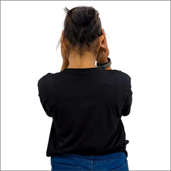 JET BLACK UNISEX PLAIN T SHIRT