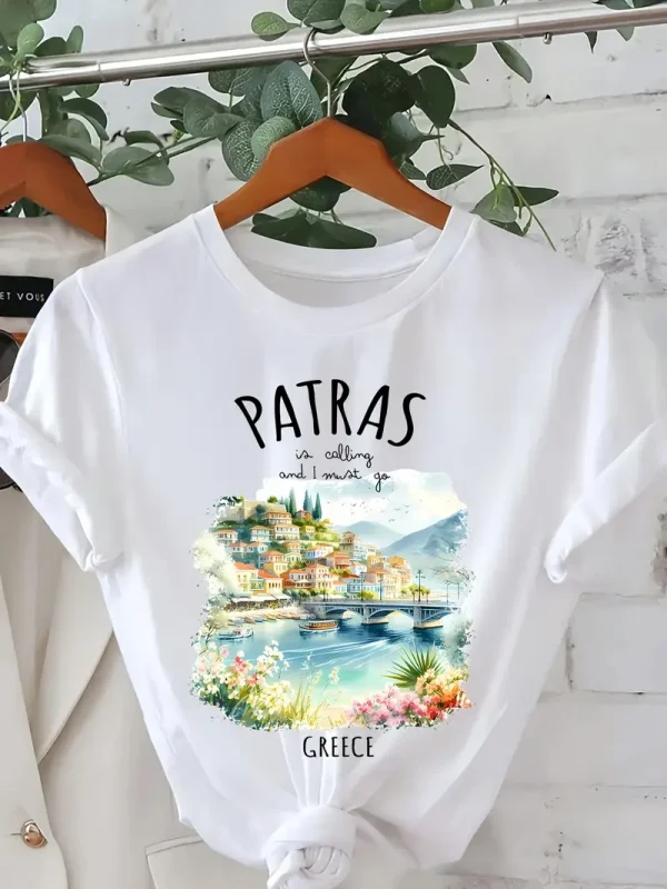 Patras Casual Printed T-Shirt