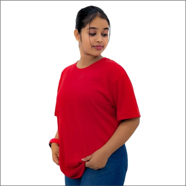 Hiru Apparel RED Plain T Shirts