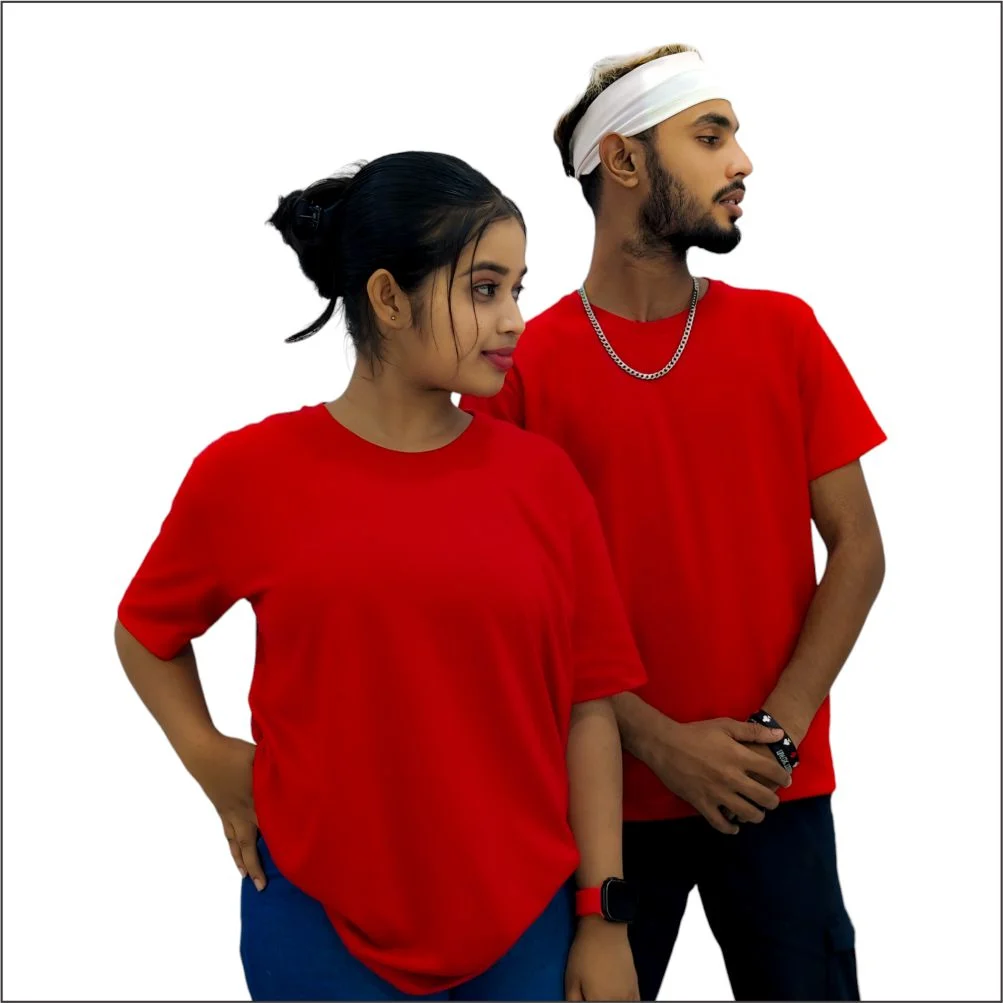 Hiru Apparel RED Plain T Shirts