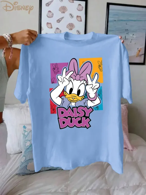 D Duck PRINTED ICE BLUE T SHIRT