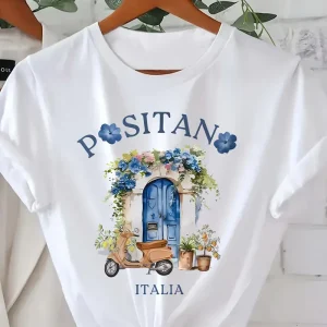 positano Casual Printed T-Shirt