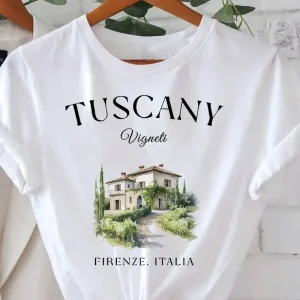 Tuscany Italia Parinted t shirt Hiruapparel.com