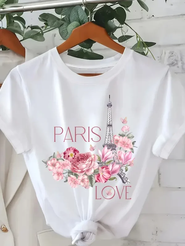 Paris Parinted t shirt Hiruapparel.com