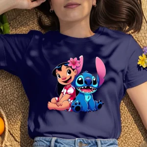 Pretty Cartoon Printed T-Shirt