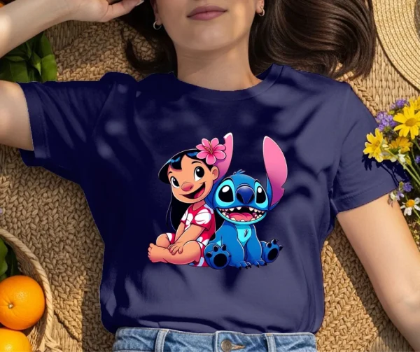 Pretty Cartoon Printed T-Shirt
