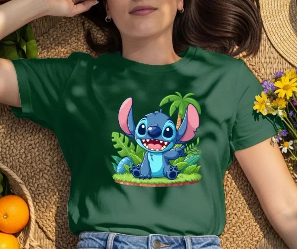 Pretty St Cartoon Printed T-Shirt Hiru apparel