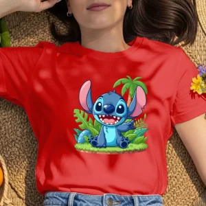 Pretty St Cartoon Printed T-Shirt Hiru apparel