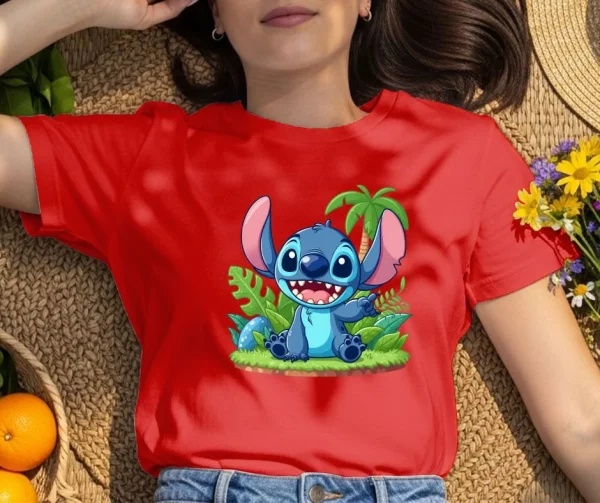 Pretty St Cartoon Printed T-Shirt Hiru apparel