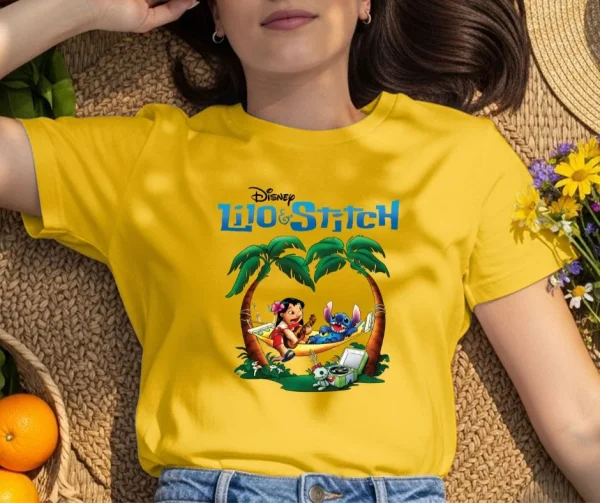 Pretty St Cartoon Printed T-Shirt Hiru apparel