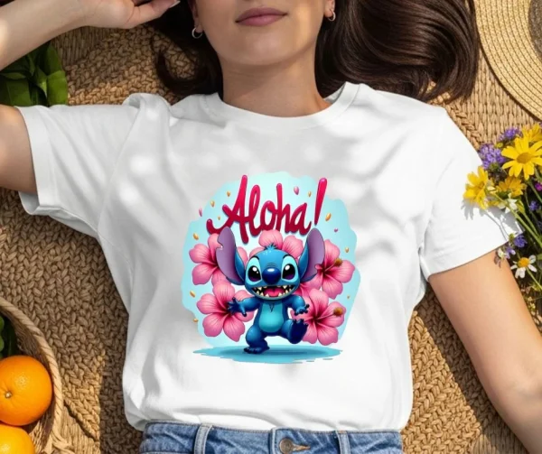 Pretty St Cartoon Printed T-Shirt Hiru apparel