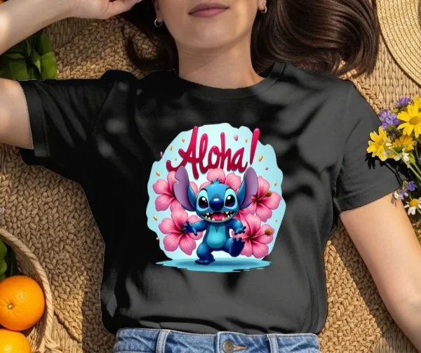 Pretty St Cartoon Printed T-Shirt Hiru apparel