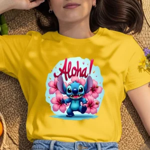 Pretty St Cartoon Printed T-Shirt Hiru apparel