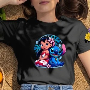 Pretty St Cartoon Printed T-Shirt