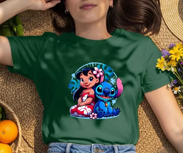 Pretty St Cartoon Printed T-Shirt