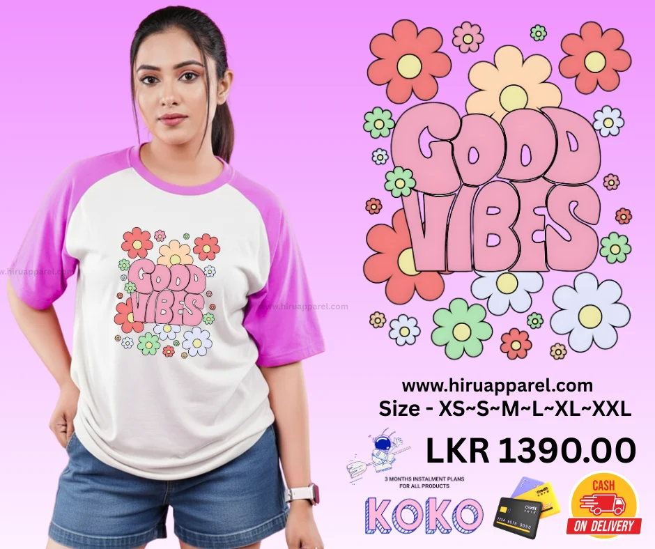 LION PRINTED RAGLAN SLEEVE LAVENDER PURPLE T SHIRT BY HIRU HPPAREL